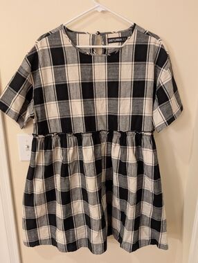 Disturbia | Plaid Babydoll Dress